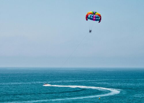 Parachute ascensionnel pour deux personnes